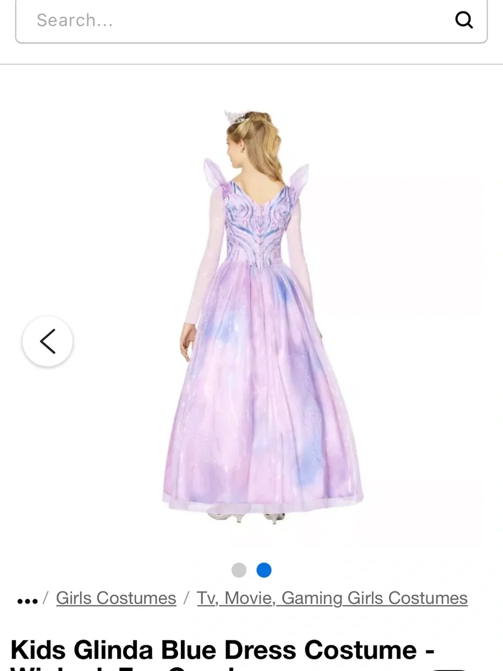 Spirit Halloween Glinda Wicked Costume